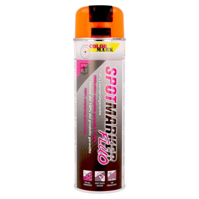 ColorMark - Spray fluorescent pentru marcaje rutiere si industriale, portocaliu 201493 500ml [373015]