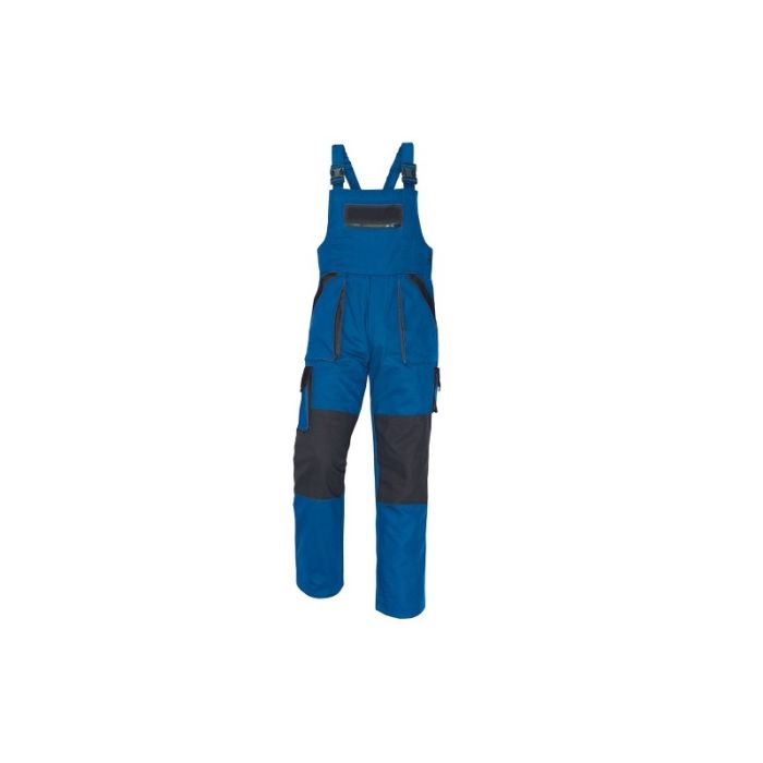 CERVA - Pantaloni cu pieptar MAX, bleu/negru, mas. 44 [0302014543044]