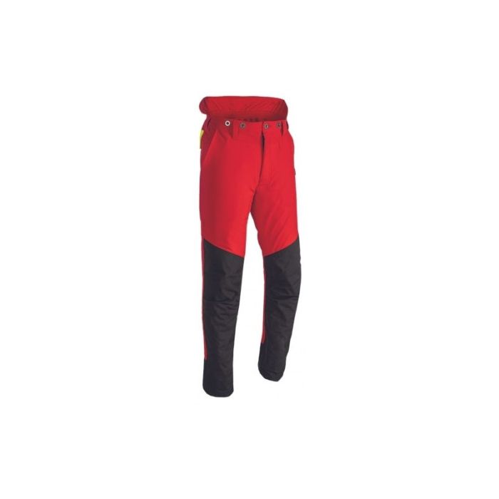 SIP PROTECTION - Pantaloni pentru fierastrau, rosu/negru, mas. S [0302034023001]