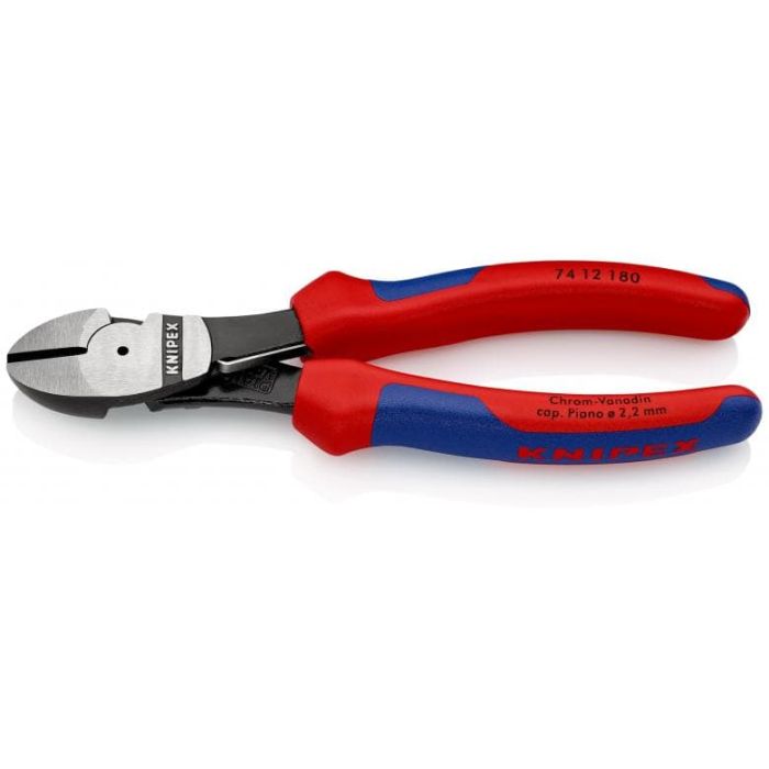 KNIPEX - Cleste slefuit cu manere multicomponente 180 mm [7412180]