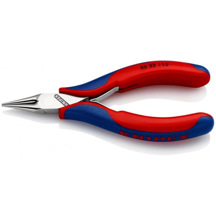 KNIPEX - Cleste curbat 115mm, cu manere multicomponente, blister [3532115SB]