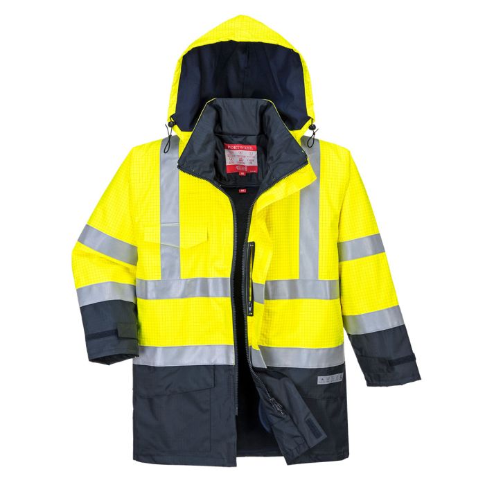 PORTWEST - Jacheta BIZFLAME HI-VIS , galben/navy, mas. L [S779YNR-L]