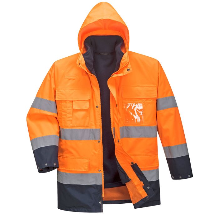 PORTWEST - Jacheta 3 in 1 HI-VIS Lite, portocaliu, mas. XL [S162ONR-XL]