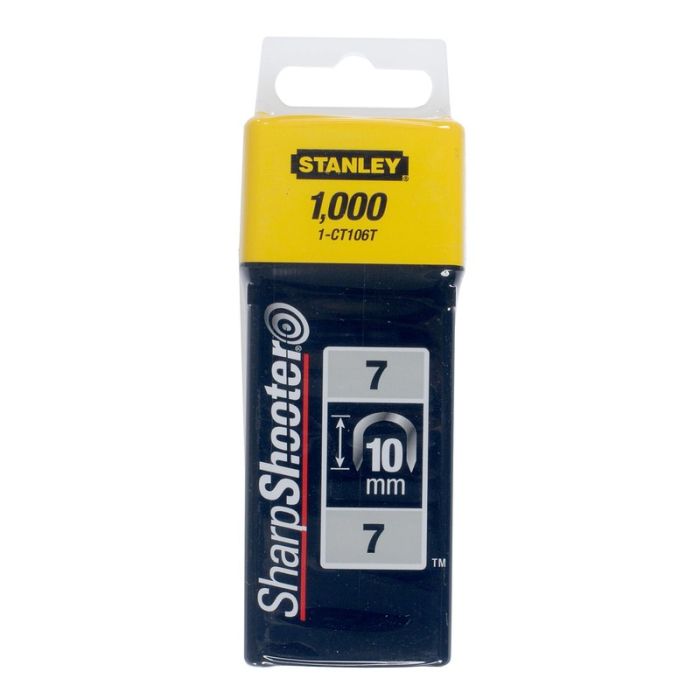 STANLEY - Capse pentru cabluri 10mm, tip 7/ct100, 1000 bucati [1-CT106T]