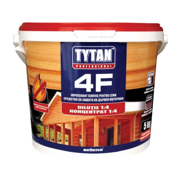 TYTAN - Impregnant ignifug pentru lemn 4F, 1kg