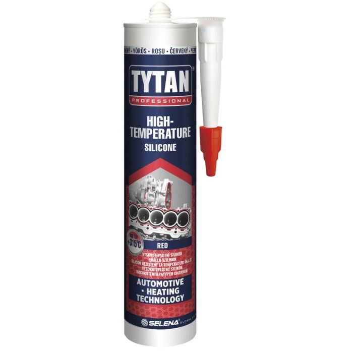 TYTAN - Silicon pentru temperaturi inalte maxim 315°C, rosu, 280ml [10042173]