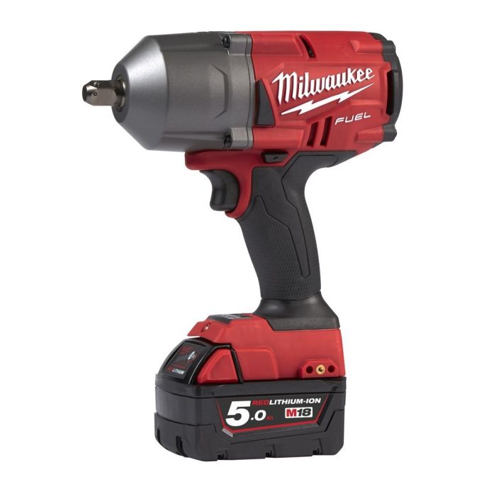 Milwaukee - Masina de insurubat cu impact 1017Nm, M18 FHIWP12-502X, patrat 1/2", cu 2 acumulatori 18V, 5.0Ah, incarcator, valiza [4933459693]