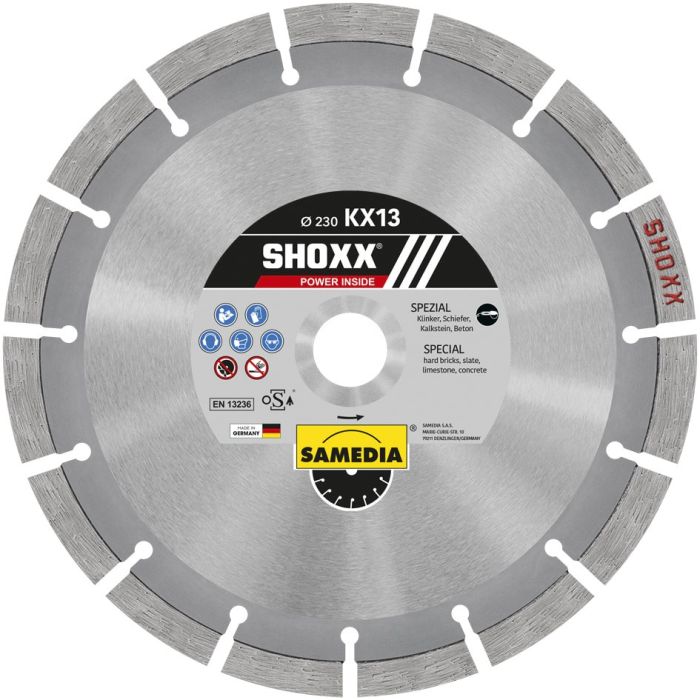 Samedia - Disc diamantat Shoxx KX13 350x30/25.4mm pentru beton si materiale de constructii [310089]