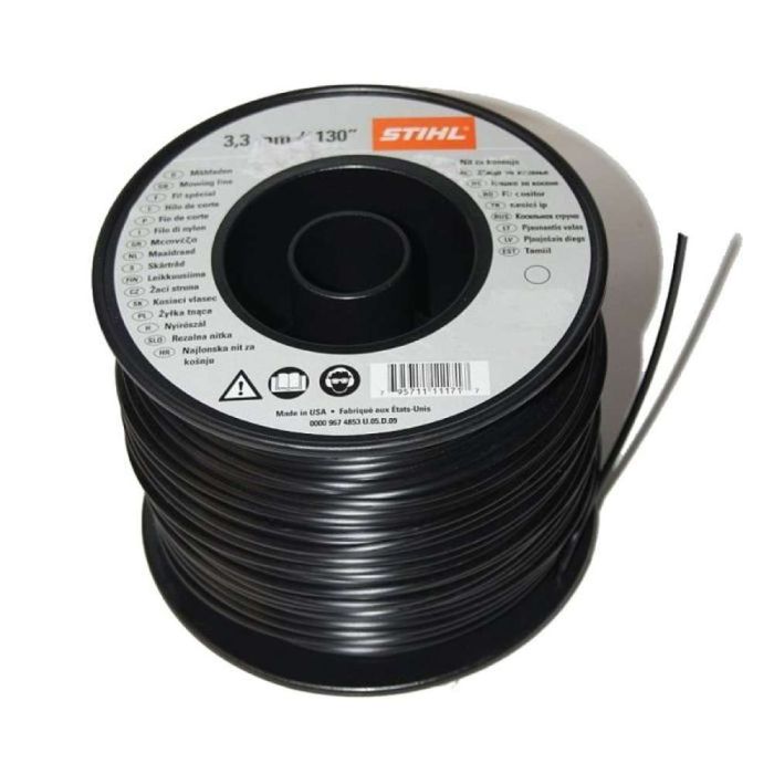 Stihl - Fir nylon, rotund 3.3 mm x 573 m Negru [00009302569]