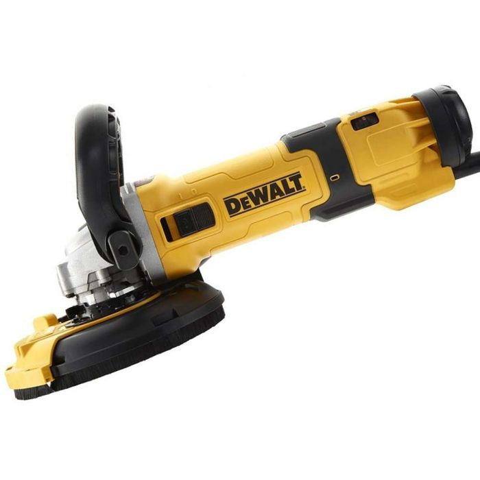 DeWALT - Polizor unghiular 1500W, 125mm si set pentru curatarea suprafetei betonului [DWE4257KT-QS]