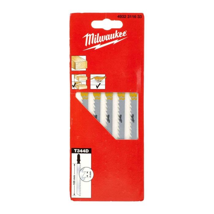 Milwaukee - Panza fierastrau vertical 105/4mm pentru lemn, 5 bucati [4932311633]