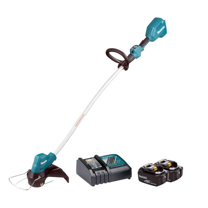 Makita - Trimmer gazon cu acumulator Li-Ion 18V 2x5.0Ah, 300mm (DUR189Z+197570-9) [DUR189Z25C]