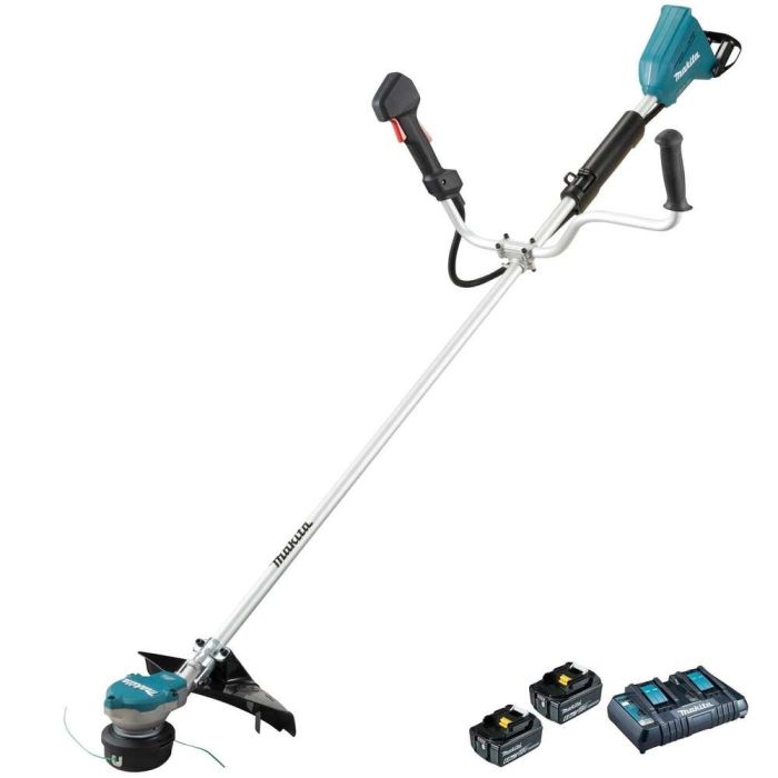 Makita - Trimmer gazon cu acumulator Li-Ion 18V 2x6.0Ah, 350mm (DUR368AZ+198077-8) [DUR368AZ26DJ]