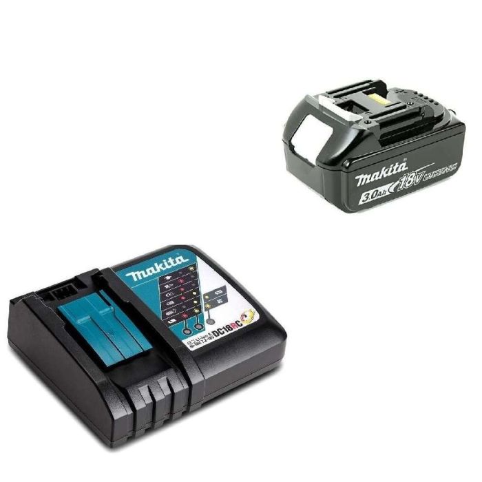 Makita - Set acumulator Li-Ion LXT, BL1830B, 18V, 3.0Ah + incarcator DC18RC [191A24-4]