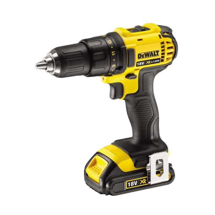 DeWALT - Masina de gaurit si insurubat 60Nm, cu 2 acumulatori Li-Ion XR 18V, 1.5Ah, incarcator, valiza [DCD780C2-QW]