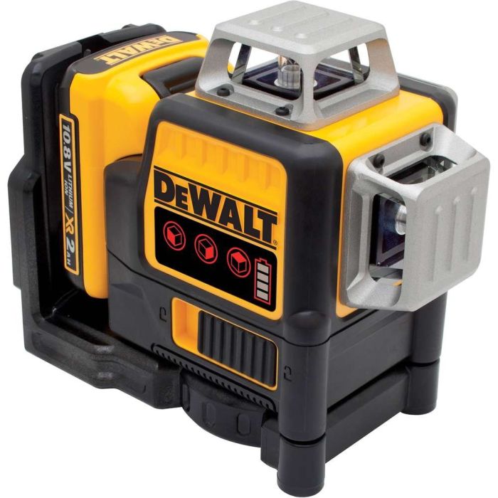 DeWALT - Nivela laser cu 2 linii de precizie 0.3 mm/m, 10.8V RED [DCE089D1R-QW]