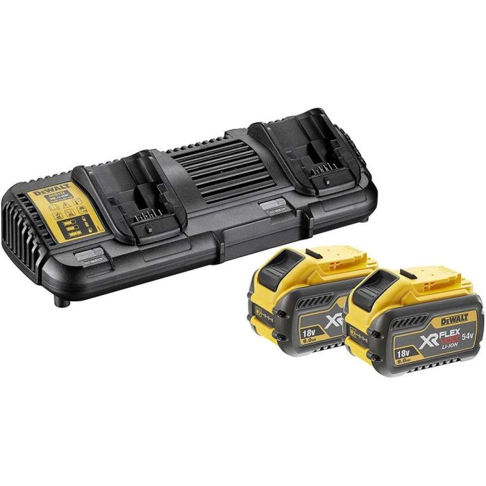 DeWALT - Set 2x acumulator Li-Ion XR Flexvolt 18/54V, 9.0Ah + incarcator [DCB132X2-QW]