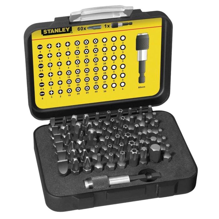 STANLEY - Set 61 accesorii de insurubat 1/4”  [1-13-902]