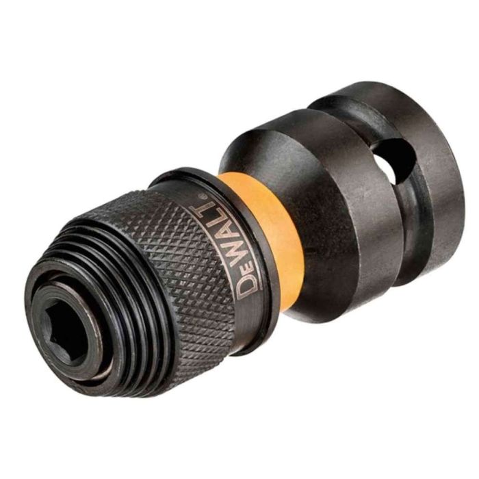 DeWALT - DT7508 Adaptor patrat 1/2" - hexagon 1/4", 52mm [DT7508-QZ]