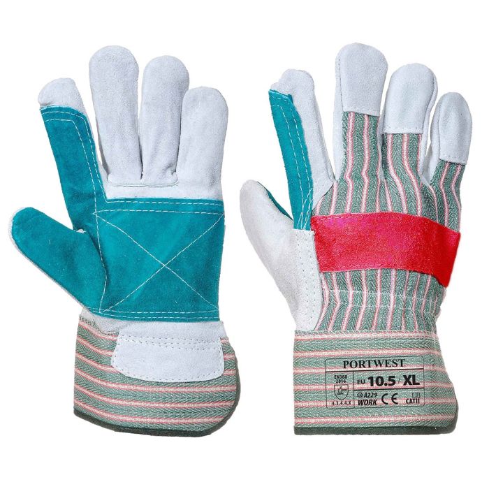 PORTWEST - Manusi de protectie DOUBLE PALM RIGGER, mas. XL [A229GNR-XL]