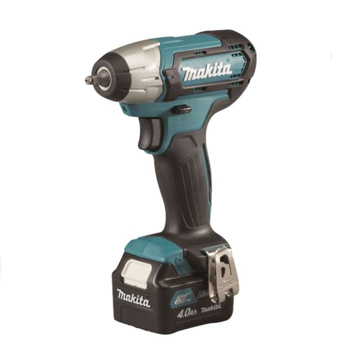 Makita - Masina de insurubat cu impact 60Nm, patrat 1/4", cu 2 acumulatori 12V, 4.0Ah, incarcator, valiza [TW060DSME]