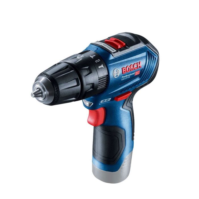 BOSCH - Masina de gaurit si insurubat cu percutie 30Nm, GSB 12V-30, 12V, fara acumulator si incarcator [06019G9102]