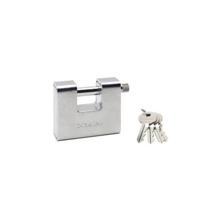 Masterlock - Lacat 680EURD blindat corp dreptunghiular otel laminat 80mm [930167]