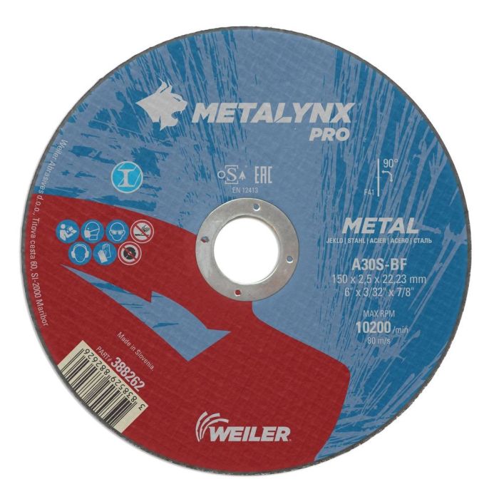 SW - Disc abraziv debitare Professional 150x2.5mm metal [P1502522M]