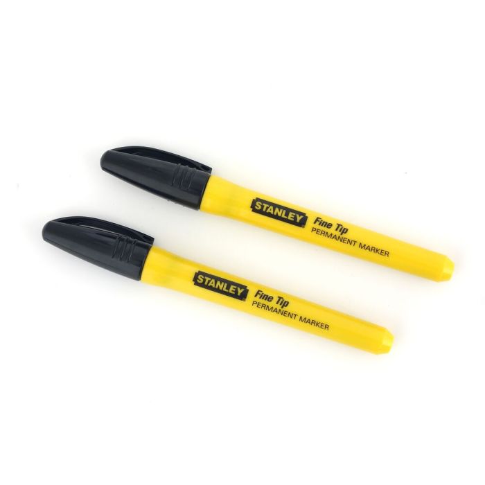 STANLEY - Set 2 buc marker permanent negru [0-47-316]