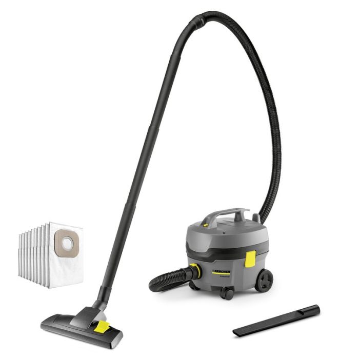 KARCHER - Aspirator uscat cu sac tip T 7/1 Classic BUNDLE, 10 saci textili cadou [1.527-202.0]