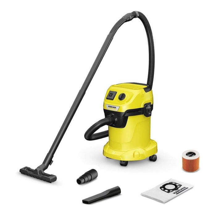 KARCHER - Aspirator umed-uscat WD3PV-17/4/20 cu priza pentru scule