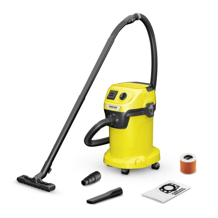 KARCHER - Aspirator umed-uscat WD 3 P V-19/4/20, 230 V, 1000 W, 19 l