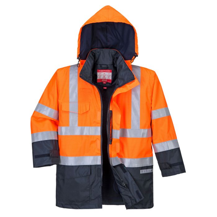 PORTWEST - Jacheta BIZFLAME HI-VIS , portocaliu, mas. XL [S779ONR-XL]