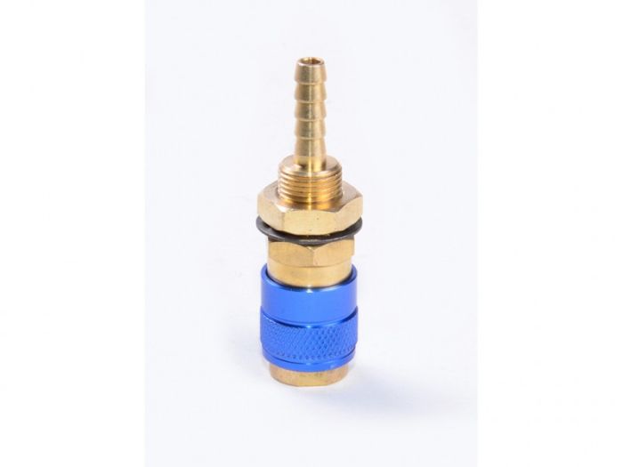 Iweld - Conector rapid pentru furtun d=6mm albastru [8701P041146]