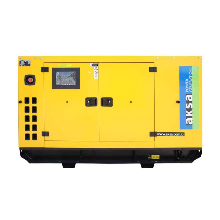 Aksa - Generator 33 kVA trifazat carcasat, motor 4B3.9G12 cu accesorii [APD33]