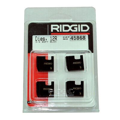 Ridgid - Set bacuri de filetat BSPT 3/4", 12R [45868]