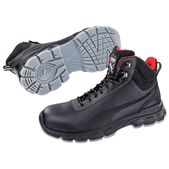 Puma Safety - Ghete Pioneer Mid, S3 ESD SRC, negru, mas. 45 [4051428063050]