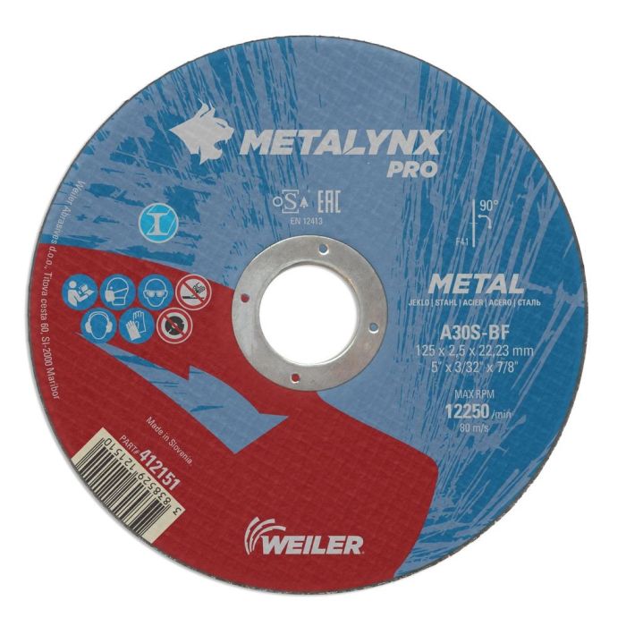 SW - Disc abraziv debitare Professional 125x2.5mm metal [P1252522M]