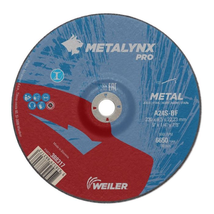 SW - Disc abraziv polizare Professional 230x6.0mm metal [G2306022M]