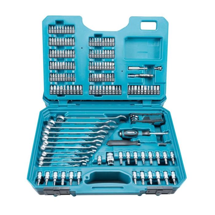 Makita - Set 221 de piese accesorii si scule de mana [E-10883]