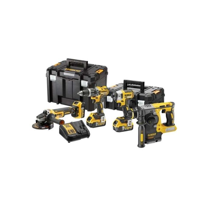 DeWALT - DCK422P3T Set 4 scule - DCD796 + DCF887 + DCG405 + DCH273 + DCB184x3 + incarcator + TSTAK II [DCK422P3T-QW]