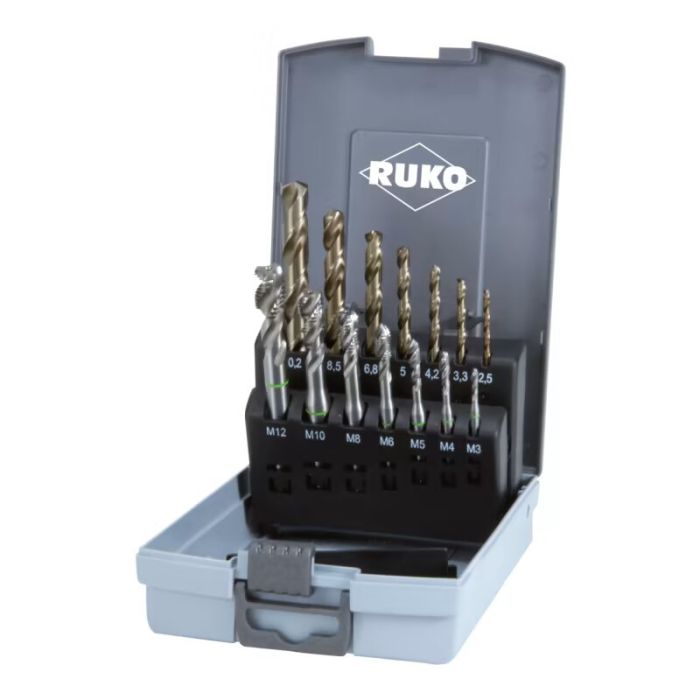 Ruko - Set 14 tarozi si burghie HSSE-Co [245051RO]