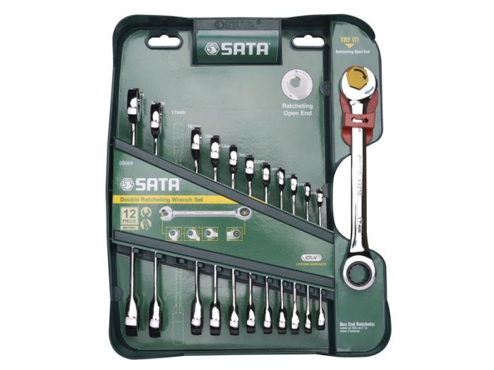 Sata - Set chei combinate 8-19mm / 12 piese [SA09040. SA09066]