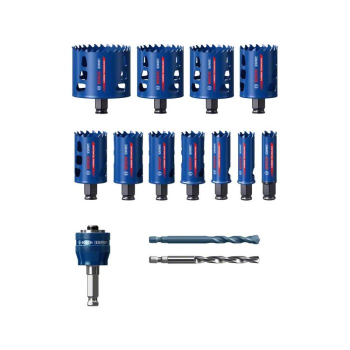 BOSCH - Set 14 Carote ToughMaterial 20, 22, 25, 32, 35, 40, 44, 51, 60, 64, 76mm Expert [2608900447]