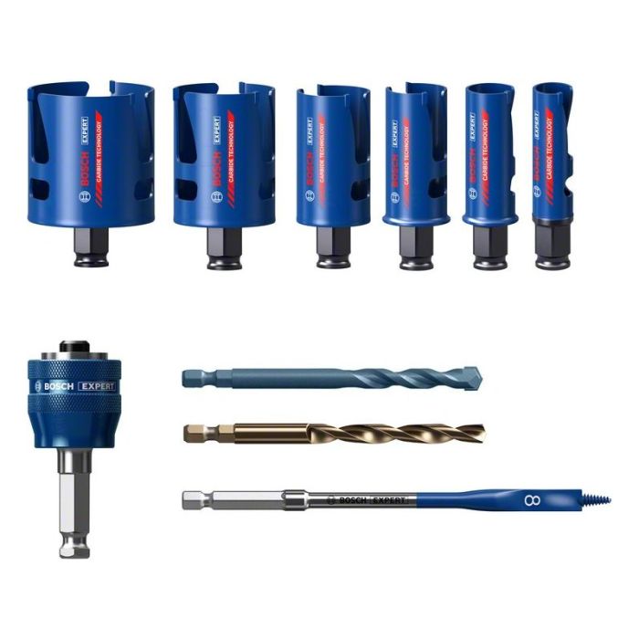 BOSCH - Set 10 Carote ConstrMaterial 20, 25, 32, 38, 51, 64 mm Expert [2608900490]