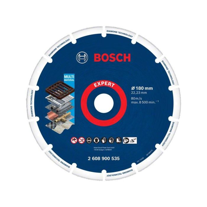 BOSCH - Disc diamantat pentru metal 180x22.23mm Expert [2608900535]