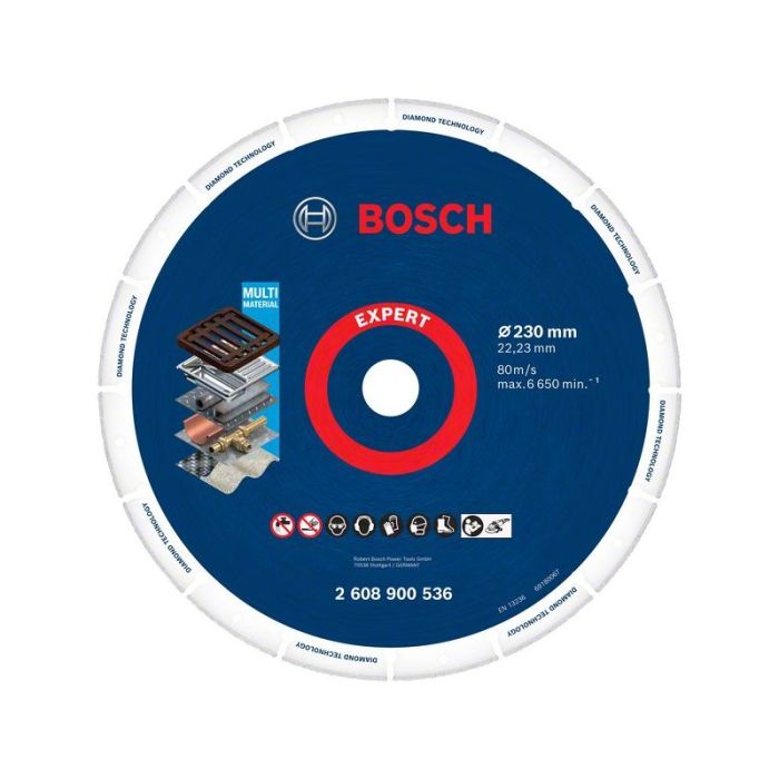 BOSCH - Disc diamantat pentru metal 230x22.23mm Expert [2608900536]