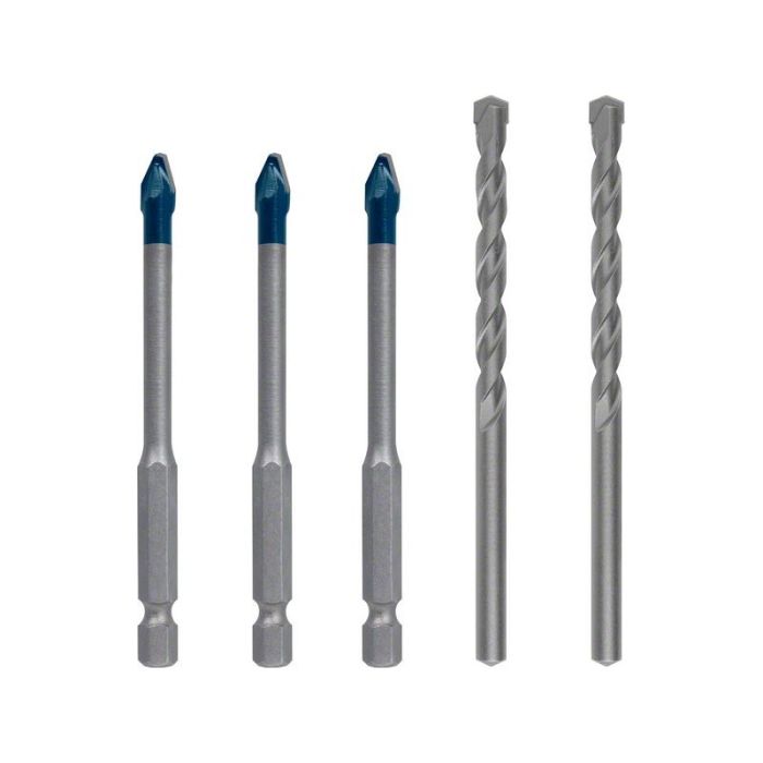 BOSCH - Set 5 burghie mix HEX-9 pentru ceramica si CYL-3 Expert [2608900596]