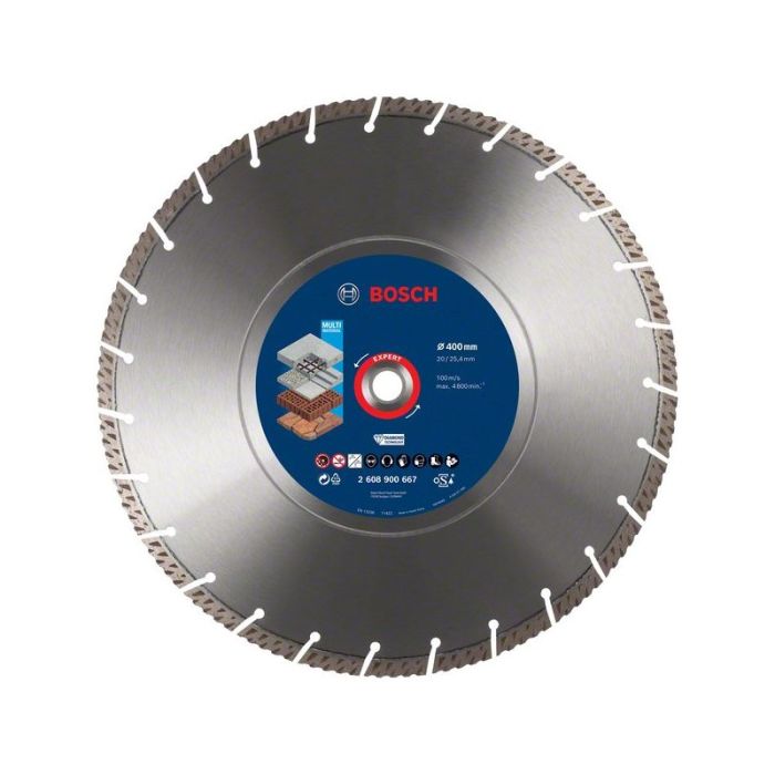 BOSCH - Disc diamantat Multi Material 400x20/25.40x3.3x12mm Expert [2608900667]