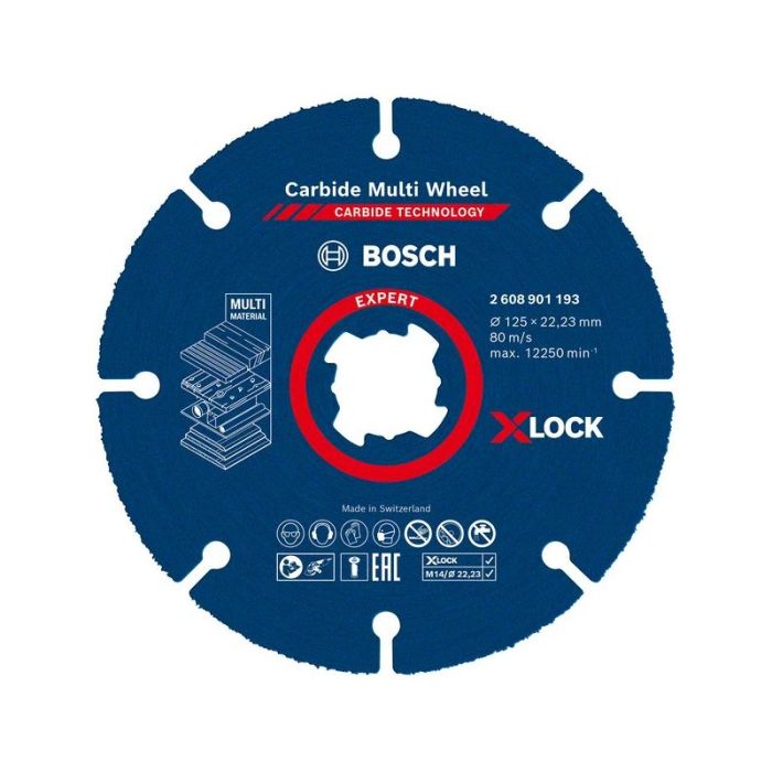 BOSCH - Disc de taiere Carbide MultiWheel 125mm X-lock [2608901193]